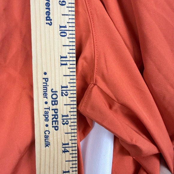 TECHTRAINING Men's Athletic Shorts Orange Zip Pockets Drawstring Waist Size S - Picture 6 of 9